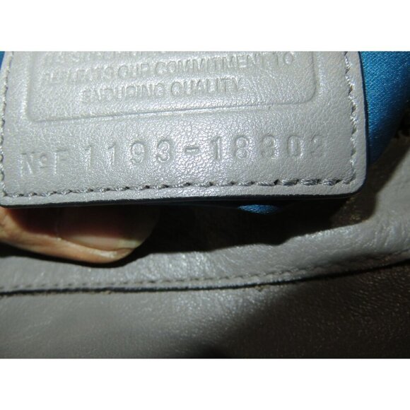 Coach 2011 Kristen Spectator Hobo Grey Croc Embossed Leather Expandable Satchel - Picture 9 of 13